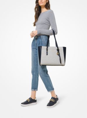 Sullivan Large Logo Top-Zip Tote Bag