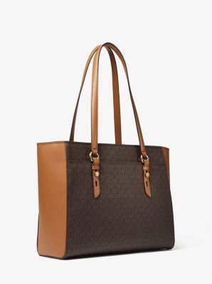 Sullivan Large Logo and Leather Tote Bag image number 2
