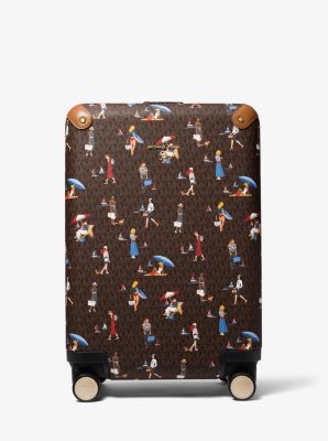 Small Jet Set Girls Logo Suitcase Michael Kors