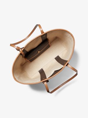 Grand sac fourre-tout Eva &agrave; logo &agrave; deux tons