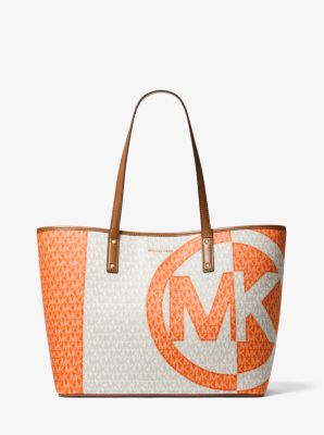 mk logo tote