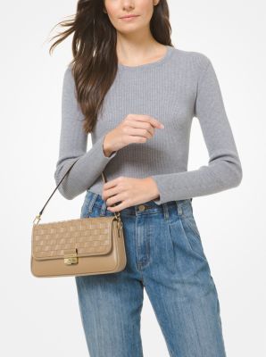 Bradshaw Small Woven Leather Shoulder Bag Michael Kors Canada