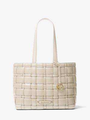 Ivy Medium Woven Tote Bag | Michael Kors