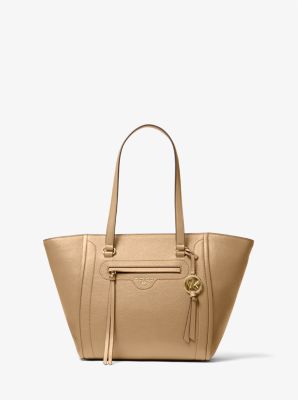 michael kors pebbled leather tote