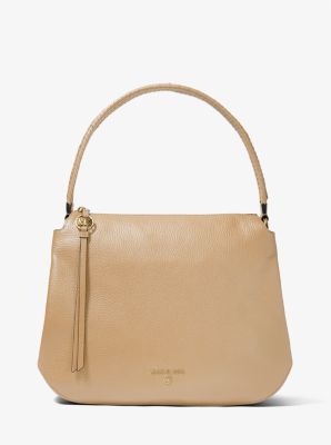 Grand Large Pebbled Leather Shoulder Bag | Michael Kors