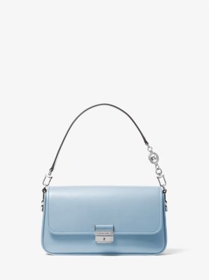 Bradshaw Small Leather Convertible Shoulder Bag in CHAMBRAY | Michael Kors