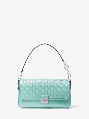 Bradshaw Small Woven Leather Shoulder Bag 