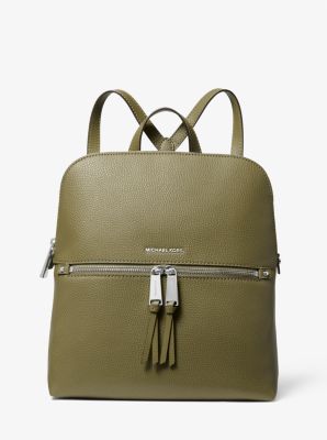 Michael kors rhea medium slim leather backpack sale