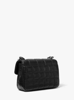 small Soho quilted shoulder bag Weiß - UhfmrShops