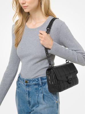 SoHo Large Studded Quilted Leather Shoulder Bag Michael Kors