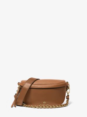 Michael Kors Slater Sling Pack — Brown Logo — shoemaster