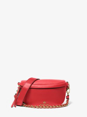 Michael kors red store sling bag