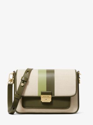 Michael Kors Bradshaw Medium Color-Block Graphic Crossbody Bag