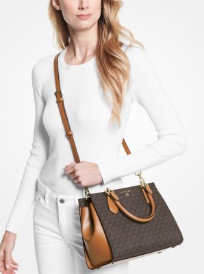 Michael Michael Kors Marilyn Medium Leather Satchel