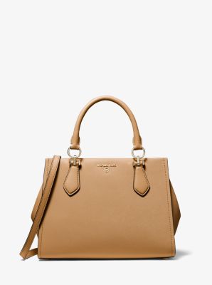 Marilyn Medium Saffiano Leather Satchel image number 0