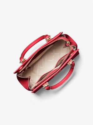 Michael Kors Ladies Marilyn Medium Saffiano Leather Tote Bag - Crimson  30S2G6AT2L-602 196163322322 - Handbags - Jomashop