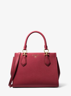 Marilyn Medium Saffiano Leather Satchel image number 0