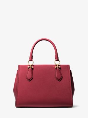 Marilyn Medium Saffiano Leather Satchel image number 3