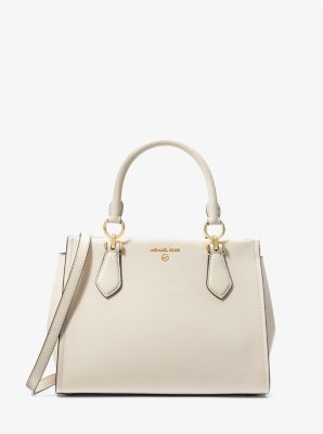 Michael Kors Women's Marilyn Medium Saffiano Leather Satchel