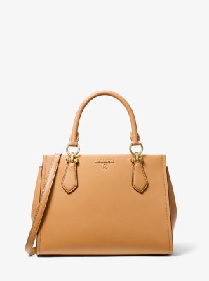 Marilyn Medium Saffiano Leather Satchel image number 0