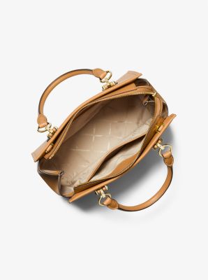 Henkeltasche Marilyn Medium aus Saffianleder in GRAU MED FAD | Michael Kors