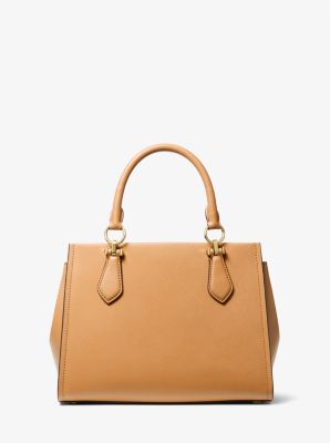 Marilyn Medium Saffiano Leather Satchel