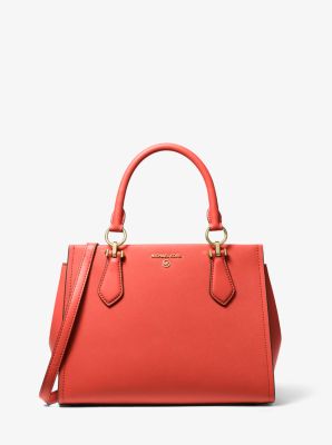 Marilyn Medium Saffiano Leather Satchel