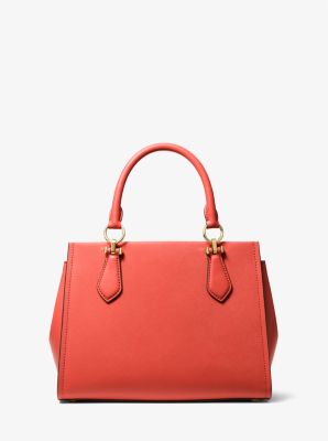 Marilyn Medium Saffiano Leather Satchel