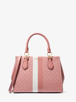 Michael kors gibson signature hot sale satchel