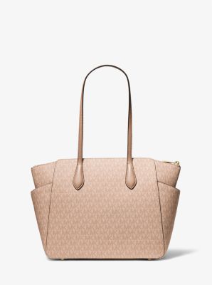 Marilyn Medium Logo Tote Bag in BALLET | Michael Kors
