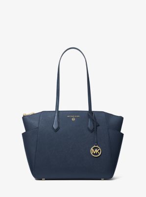 Sac à main Michael Kors Emmy de petite taille en cuir Saffiano Noir