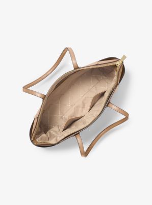 Cabas Marilyn de taille moyenne en cuir saffiano in BOGUE | Michael Kors