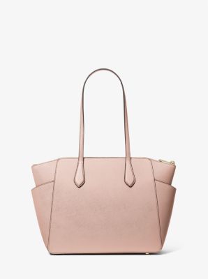 Cabas Marilyn de taille moyenne en cuir saffiano image number 3