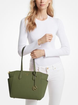 Marilyn Medium Saffiano Leather Tote Bag