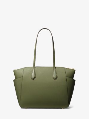 Marilyn Medium Saffiano Leather Tote Bag