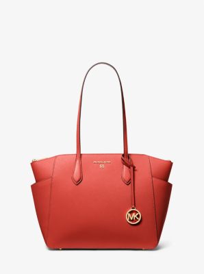 Marilyn Medium Saffiano Leather Tote Bag