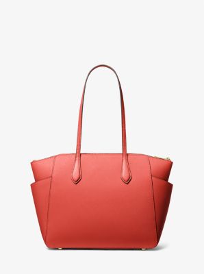 Marilyn Medium Saffiano Leather Tote Bag