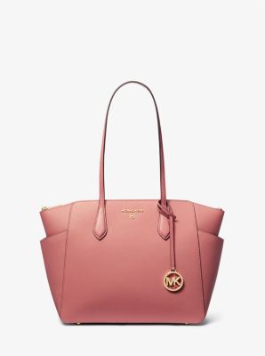 Marilyn Medium Saffiano Leather Tote Bag Michael Kors