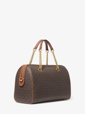 Blaire Medium Logo Stripe Satchel | Michael Kors [US]