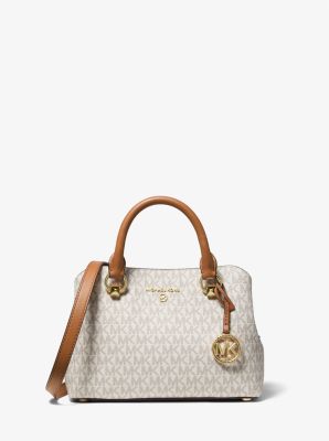 Michael Kors Vanilla & Acorn Edith Satchel