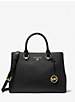Edith Large Saffiano Leather Satchel image number 0