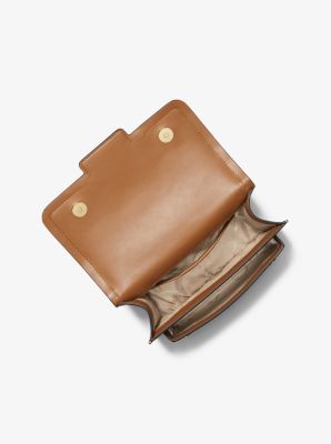 Heather Large Logo Shoulder Bag