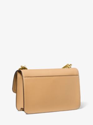 Borsa a spalla Heather grande in pelle in FAD MEDICA GRIGIA | Michael Kors