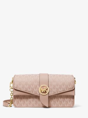 Greenwich Medium Logo Jacquard Shoulder Bag