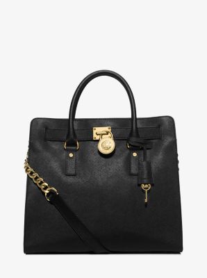 MICHAEL Michael Kors Hamilton Large Tote in Black