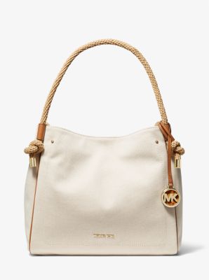 michael kors isla large canvas satchel