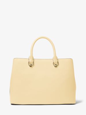 MICHAEL MICHAEL KORS Women's Edith Large Saffiano Leather Tote Bag Luggage,  Luggage, Large : : Fashion