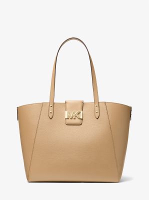 Karlie Large Pebbled Leather Tote Bag | Michael Kors