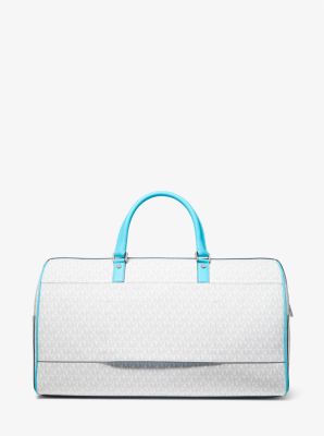 Louis Vuitton Blue Black Check Men's Women's Carryall Travel Weekend Duffle  Bag