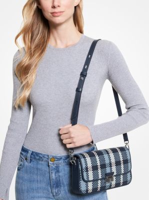 Bradshaw Small Woven Leather Convertible Shoulder Bag